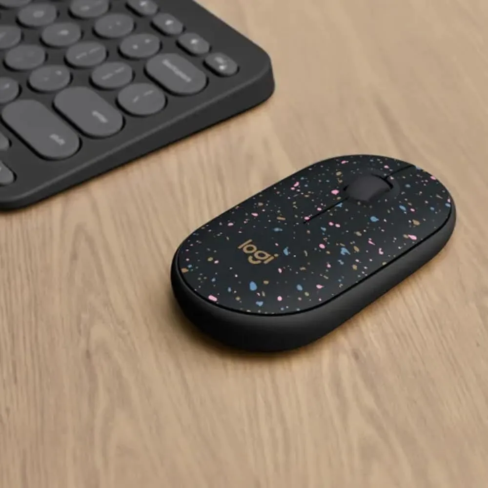 Logitech M340 Wireless Mouse - Speckles, Silent Clicks, USB Receiver