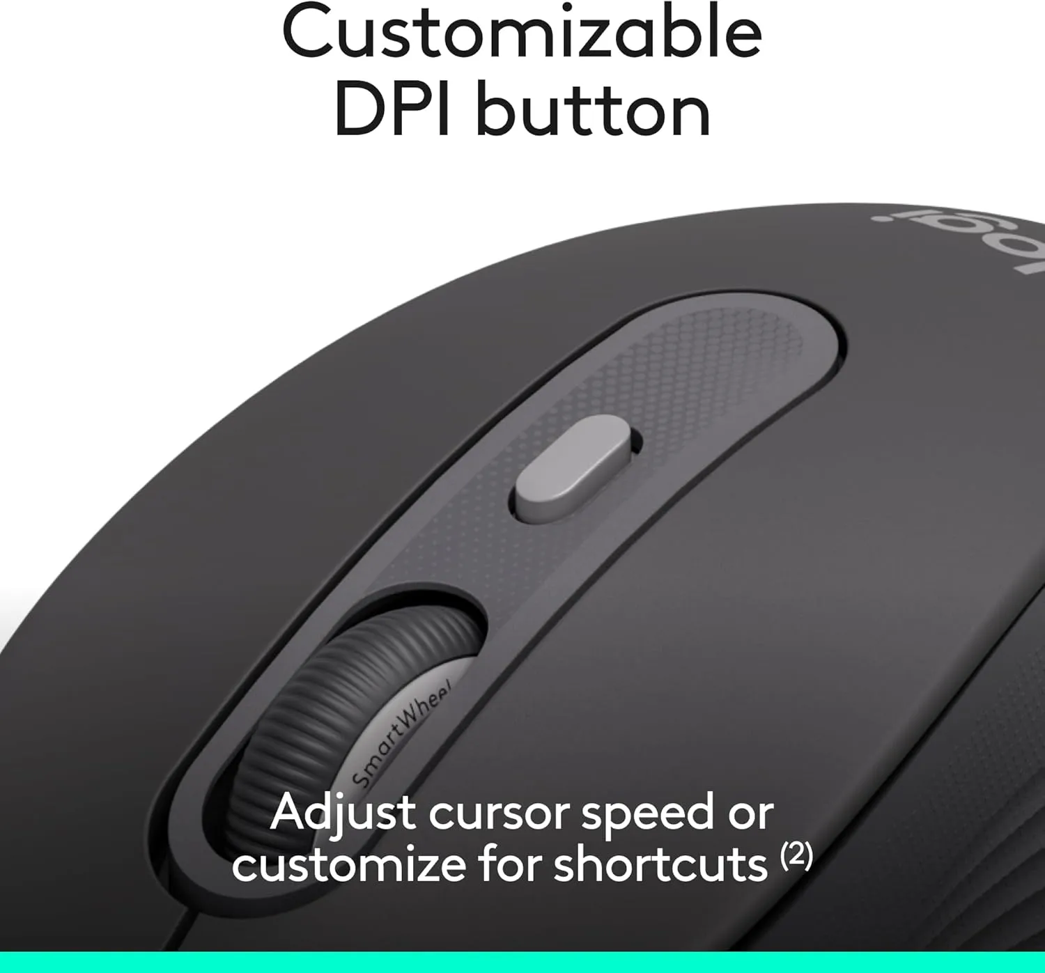 Logitech Signature Wired M520 L for Business, Optical Wired Mouse, USB-C Plug-and-Play