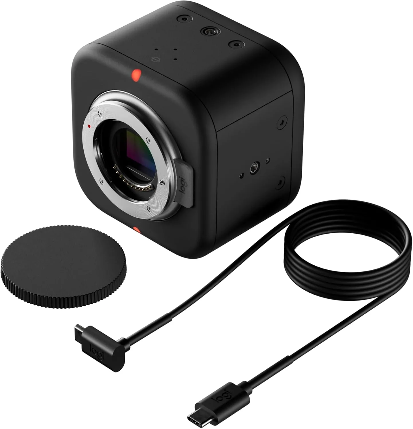 Logitech for Creators Mevo Core Wireless Live Streaming Camera, 4K Video Camera with Interchangeable Lens, Multicam Ready, Intuitive App Control