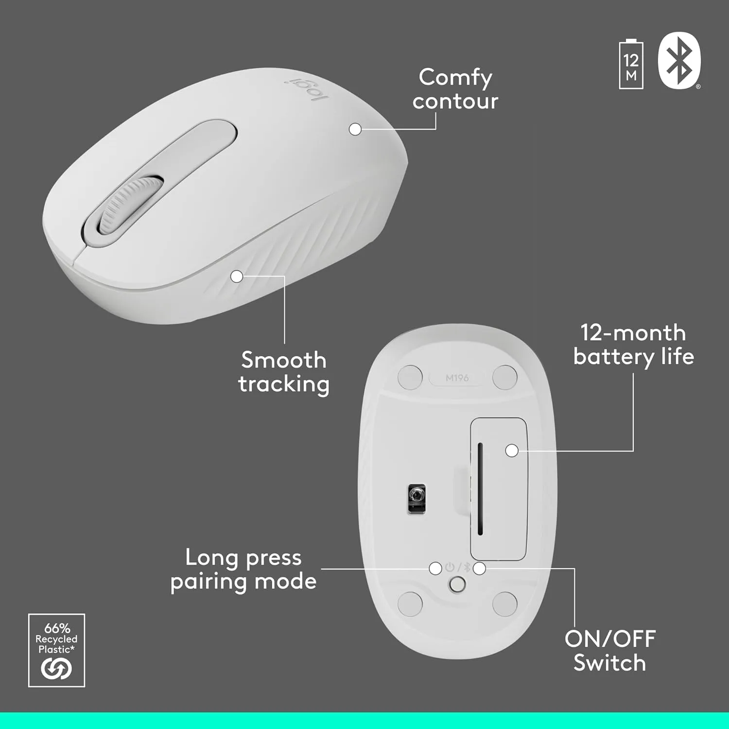 LOGITECH MK250 Bluetooth Wireless Mouse and Keyboard Combo