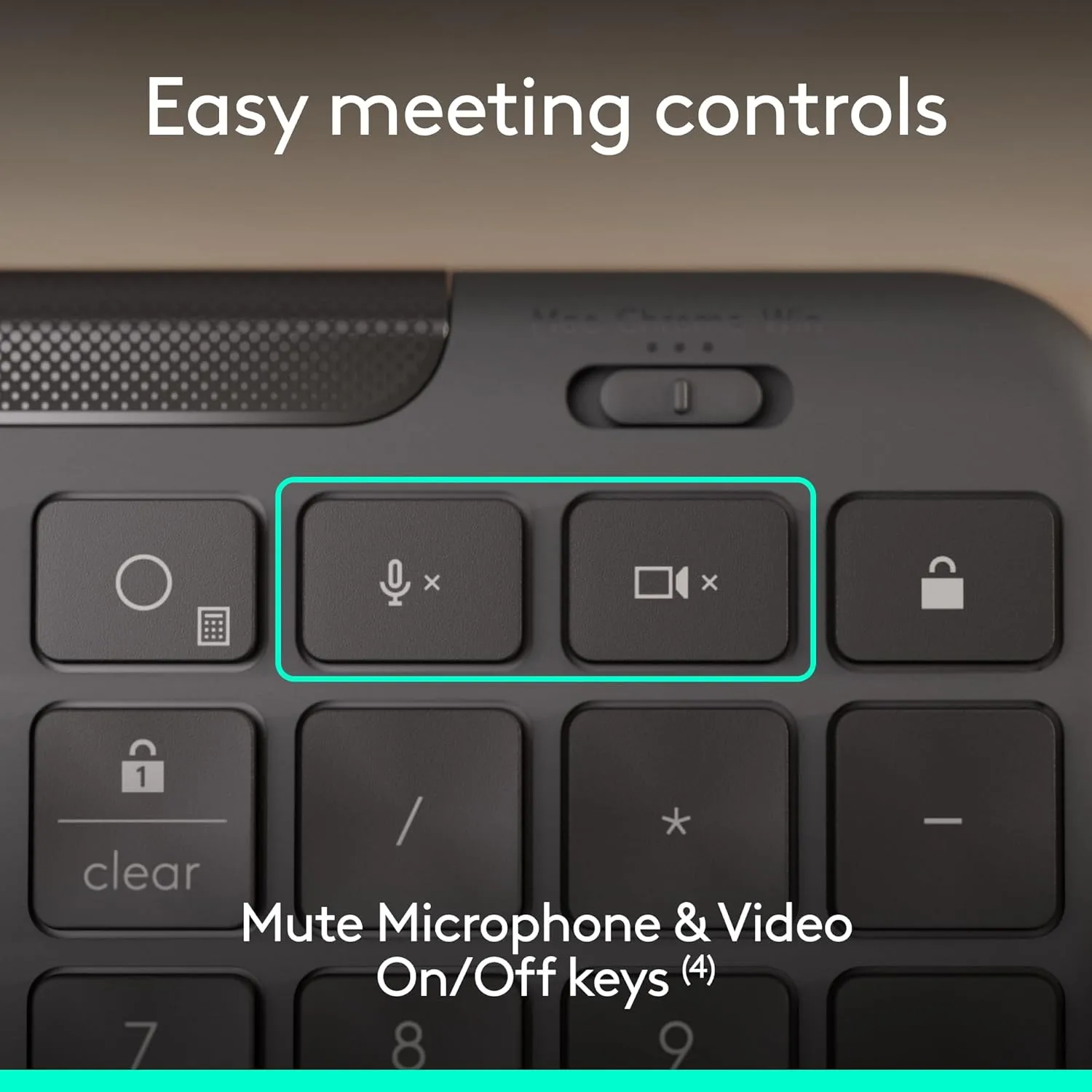 LOGITECH Signature Slim Wired for Business - Full-Size USB-C Keyboard