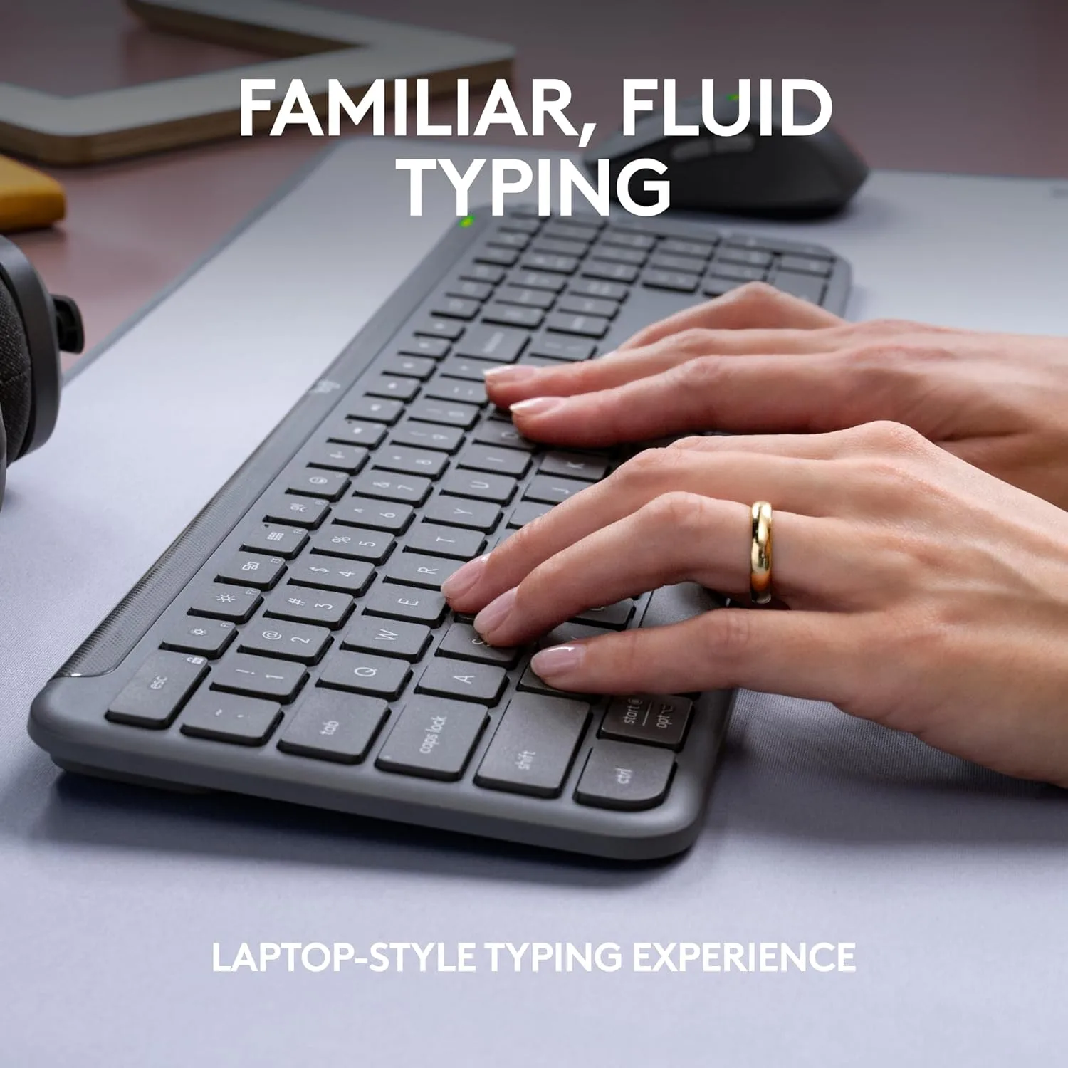 LOGITECH Signature Slim Wireless Keyboard and Mouse Combos for Business