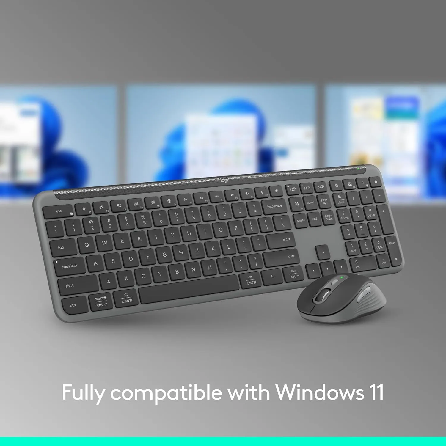 LOGITECH Signature Slim Wireless Keyboard and Mouse Combos for Business
