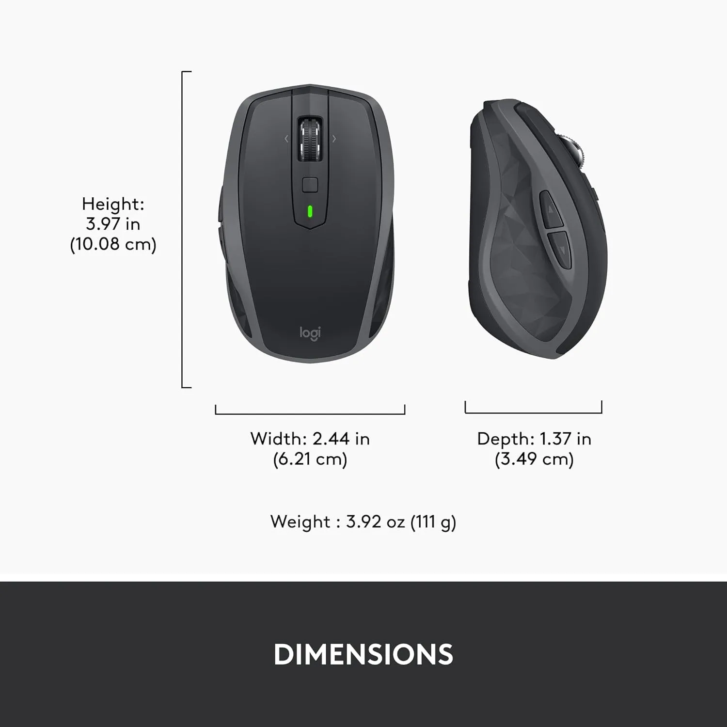Logitech MX Anywhere Compact Wireless Mouse