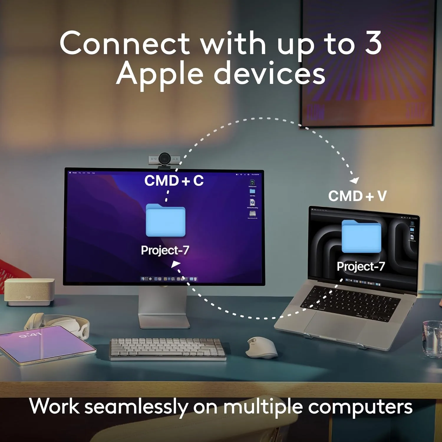 LOGITECH MX Anywhere 3S for Mac Compact Wireless Bluetooth Mouse