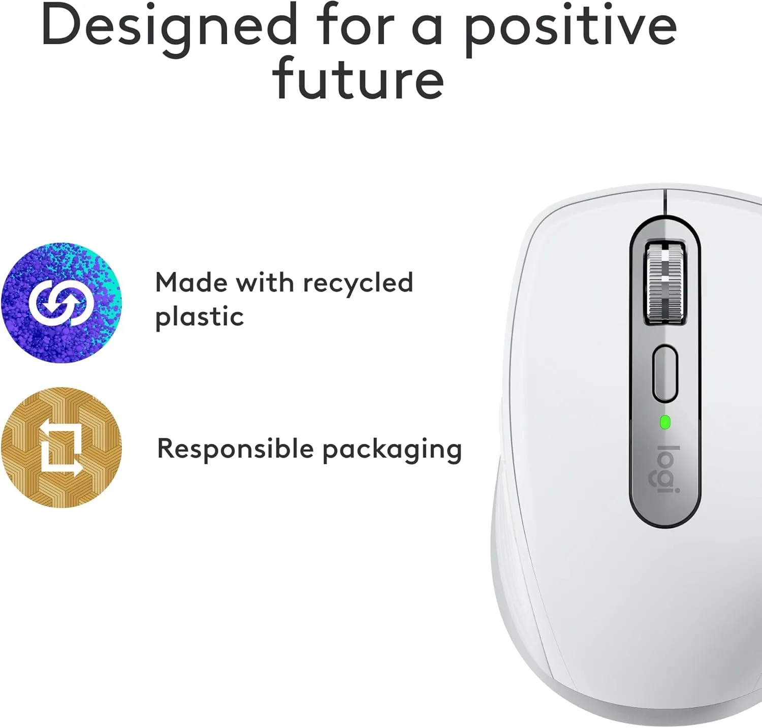 LOGITECH MX Anywhere 3S for Mac Compact Wireless Bluetooth Mouse