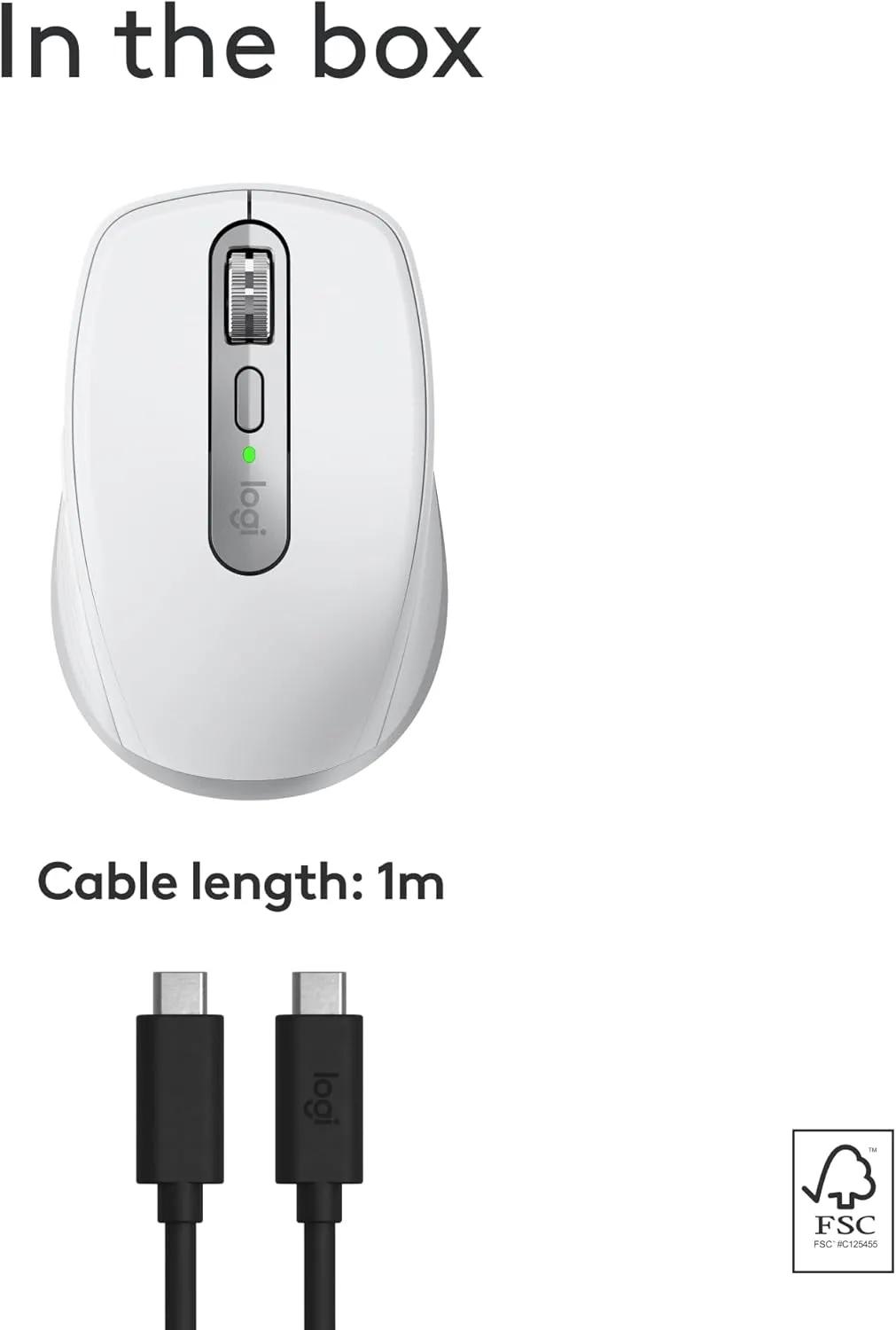 LOGITECH MX Anywhere 3S for Mac Compact Wireless Bluetooth Mouse