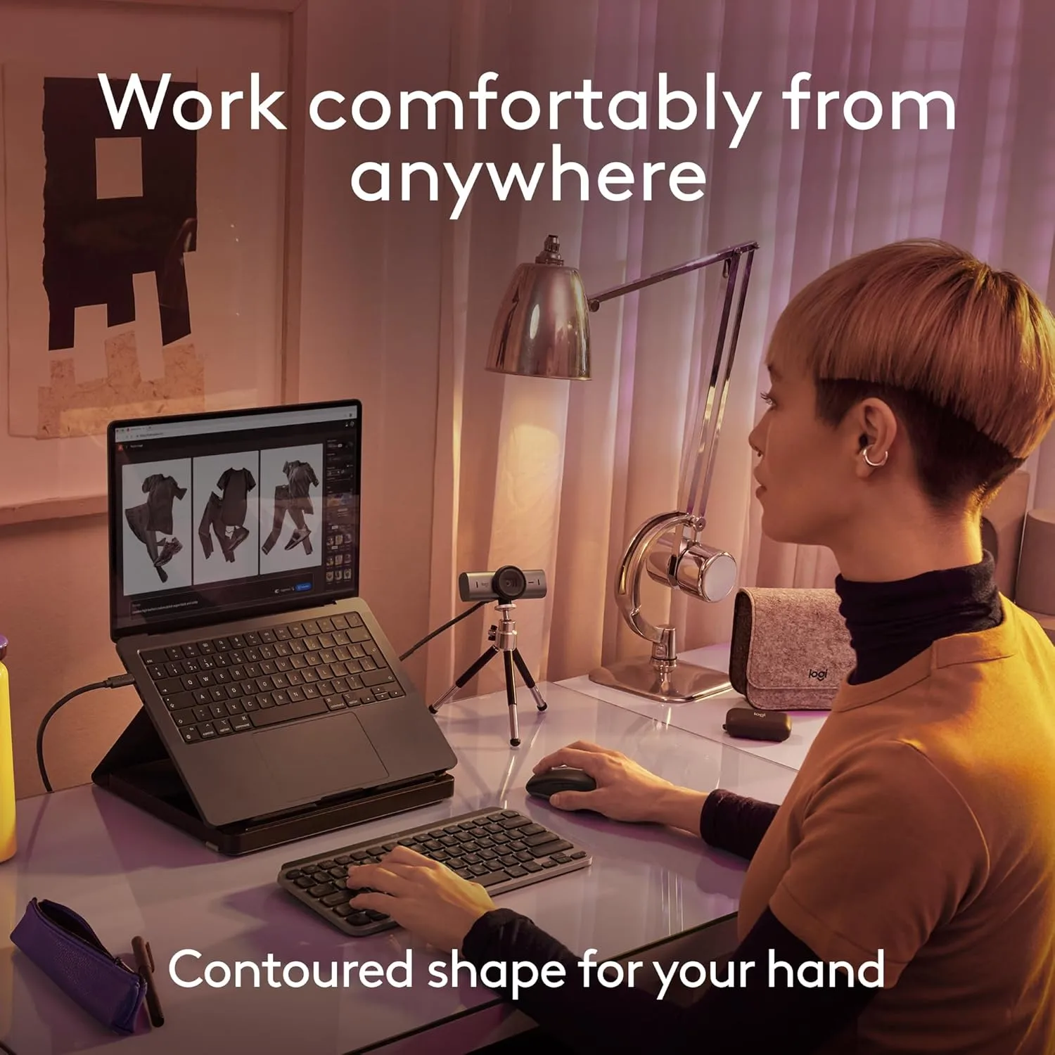 LOGITECH MX Anywhere 3S for Mac Compact Wireless Bluetooth Mouse
