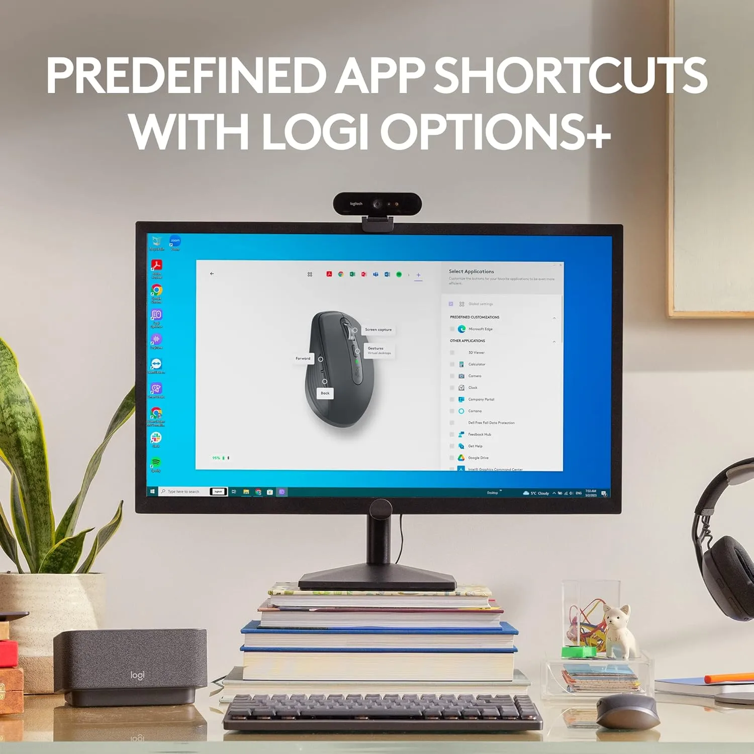 Logitech MX Anywhere 3S Wireless Mouse for Business – for Windows/Mac/Chrome/Linux, Bluetooth, Quiet Click, Secure Logi Bolt, Compact, 8K DPI, MagSpeed Scrolling - Graphite