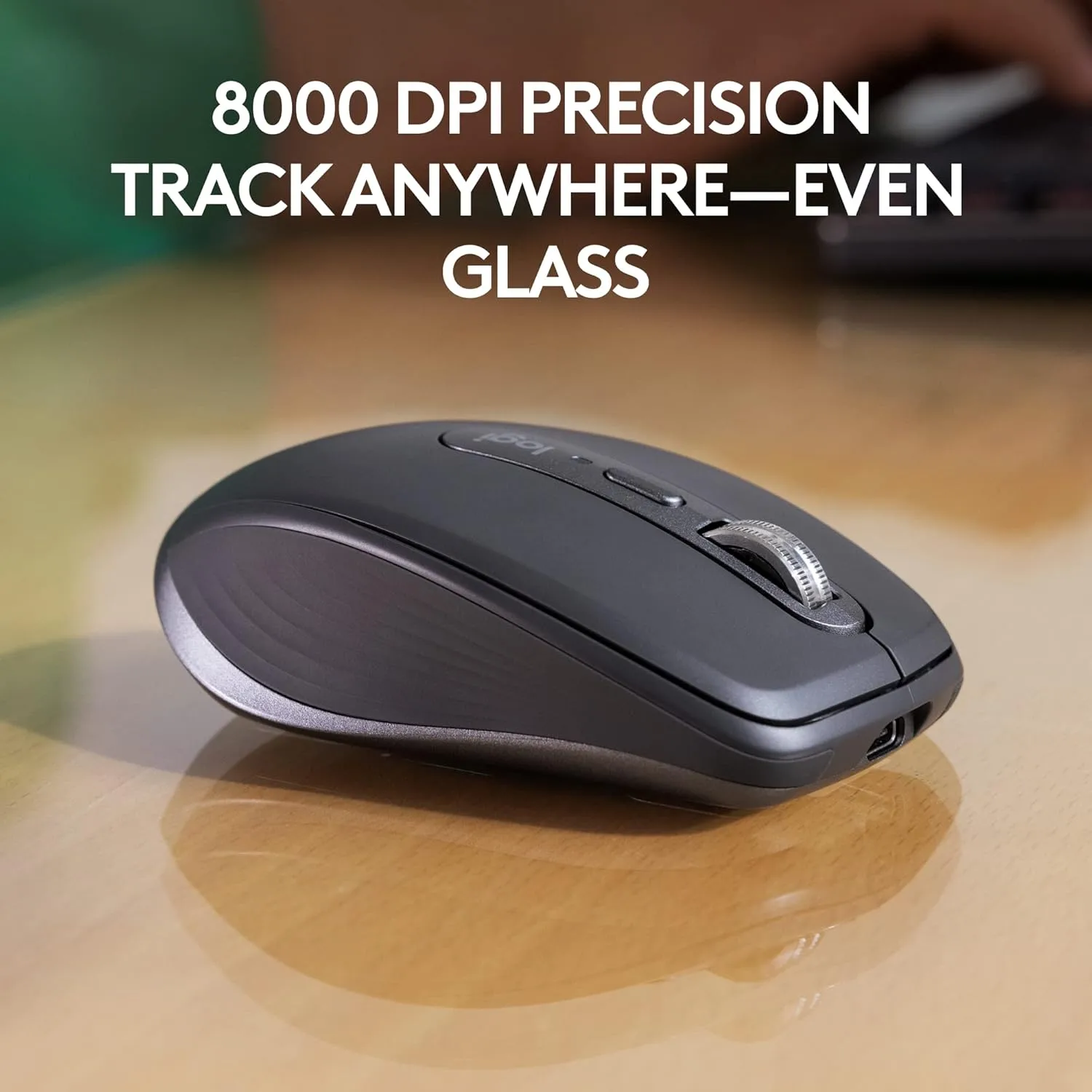 Logitech MX Anywhere 3S Wireless Mouse for Business – for Windows/Mac/Chrome/Linux, Bluetooth, Quiet Click, Secure Logi Bolt, Compact, 8K DPI, MagSpeed Scrolling - Graphite