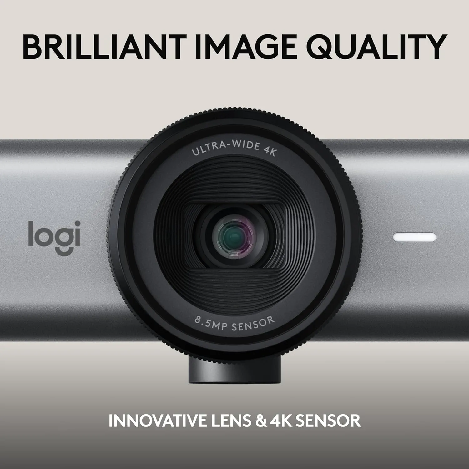 Logitech MX Brio 705 for Business 4K Webcam with Auto-Framing - Graphite
