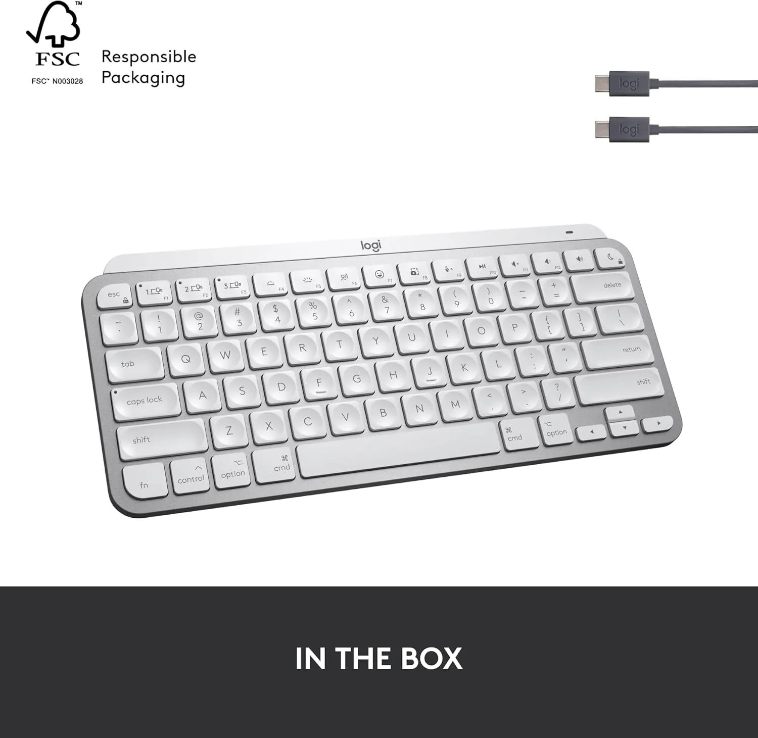Logitech MX Keys for Mac Wireless Backlit Keyboard