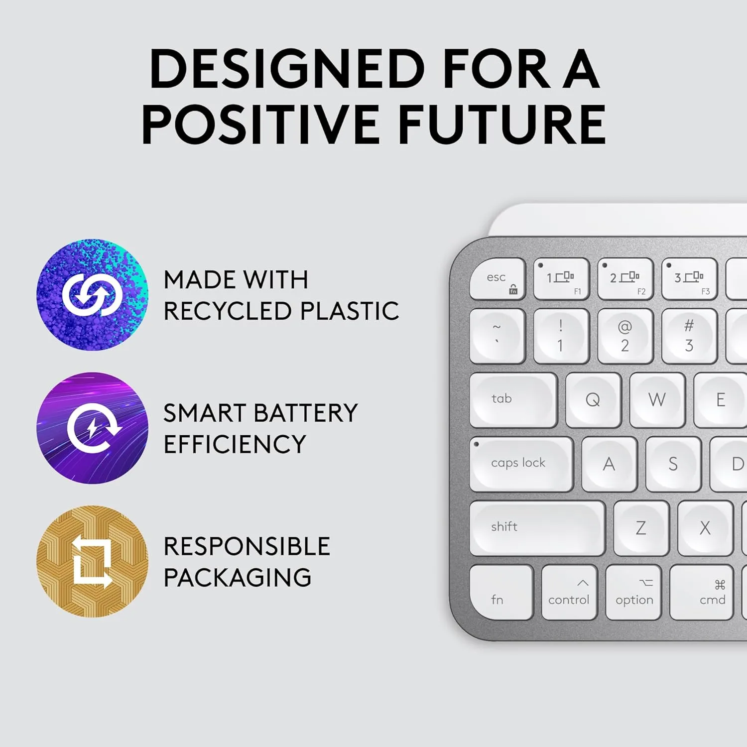 Logitech MX Keys for Mac Wireless Backlit Keyboard