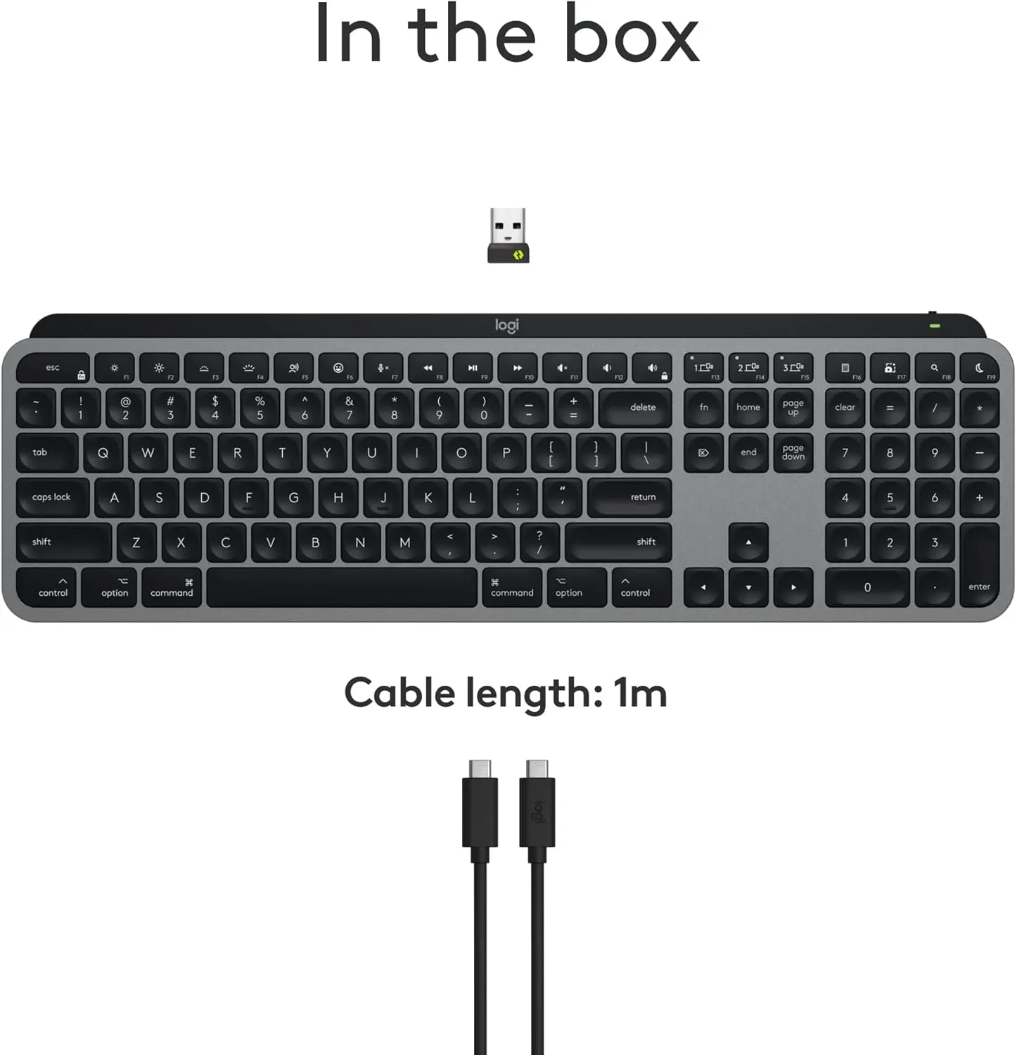 Logitech MX Keys for Mac Wireless Backlit Keyboard