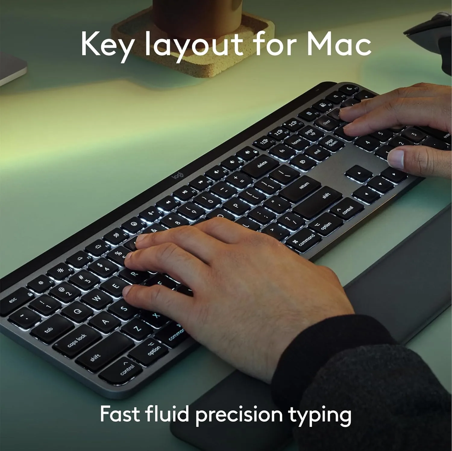 Logitech MX Keys for Mac Wireless Backlit Keyboard