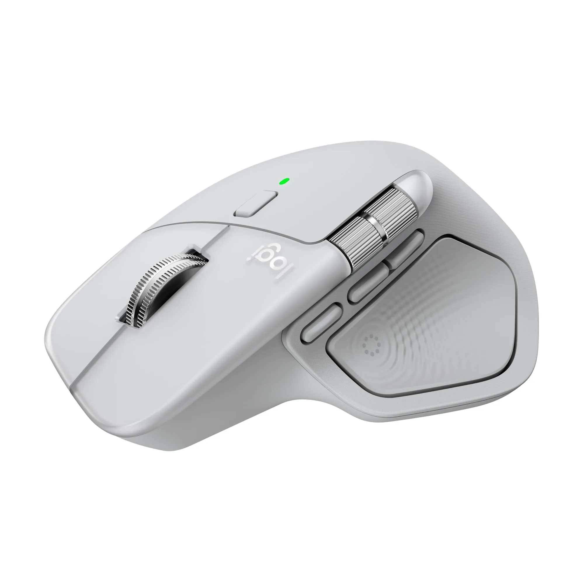Logitech MX Master 4 for Mac, Ergonomic Bluetooth Mouse - White Silver