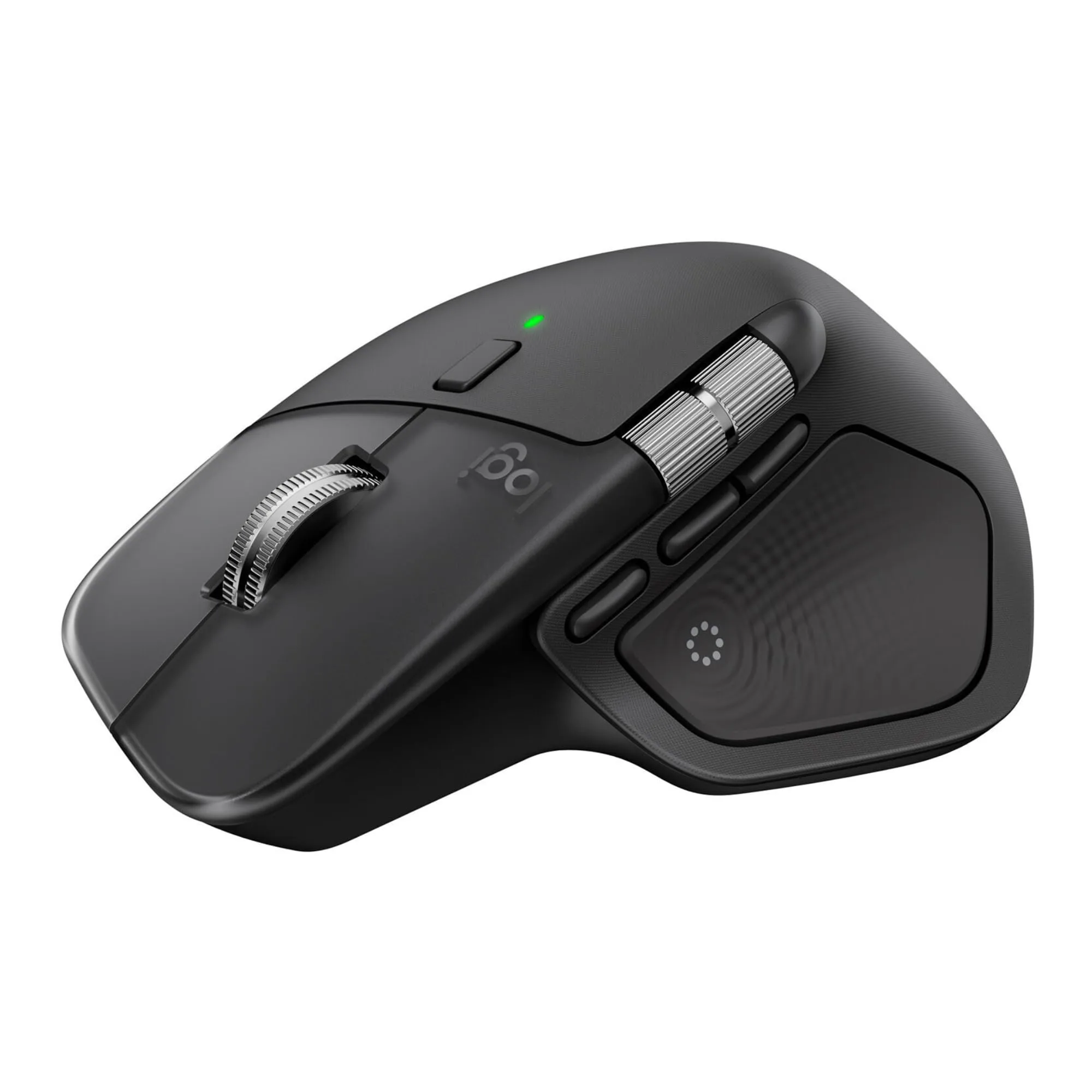 Logitech MX Master 4 Ergonomic Wireless Mouse with Haptic Feedback - Black