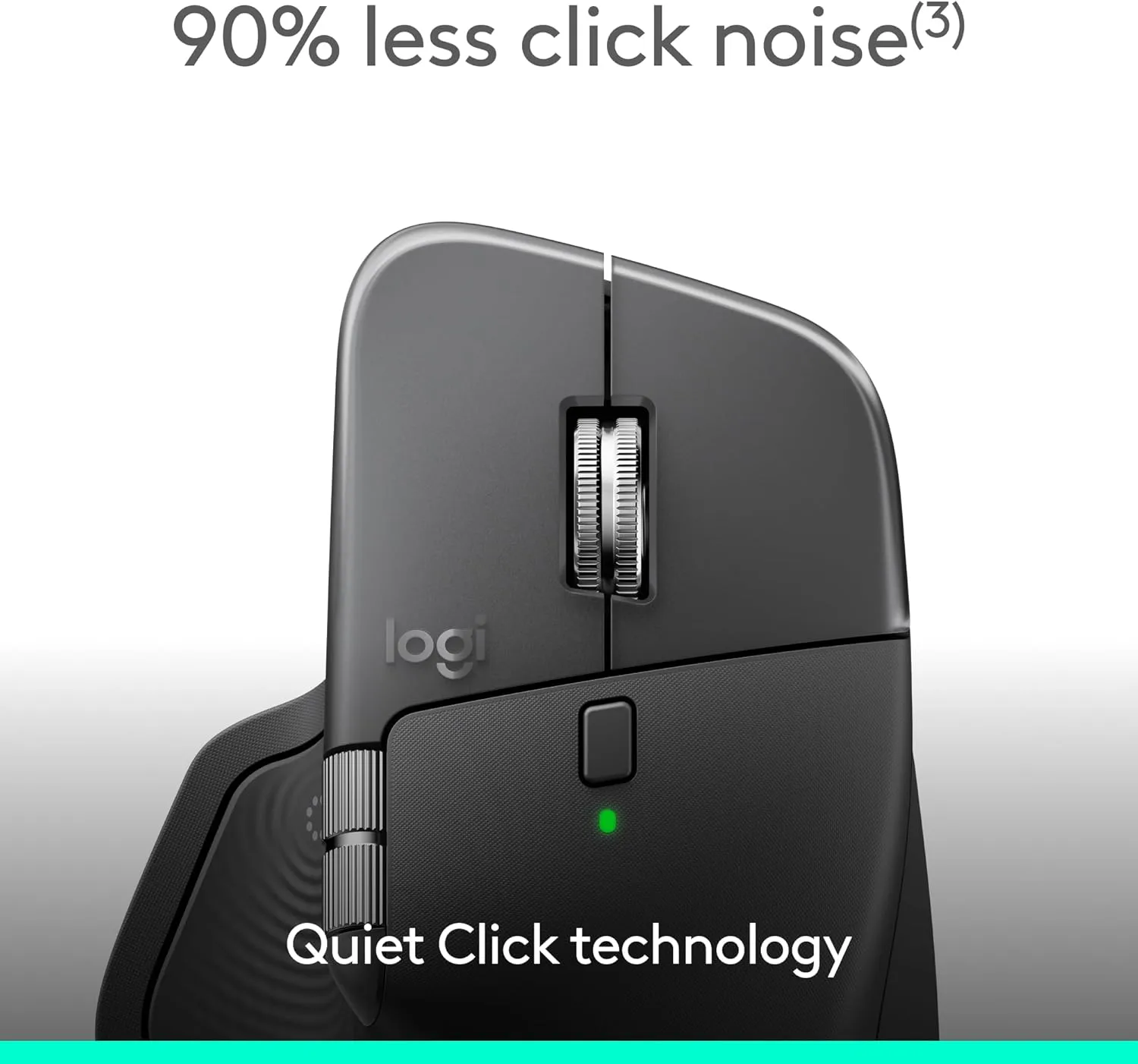 Logitech MX Master 4 for Business, Wireless Mouse with Quiet Clicks, 8K DPI, MagSpeed Scrolling, Logi Bolt Receiver, Bluetooth, Actions Ring, Haptics, USB-C Charging – Graphite