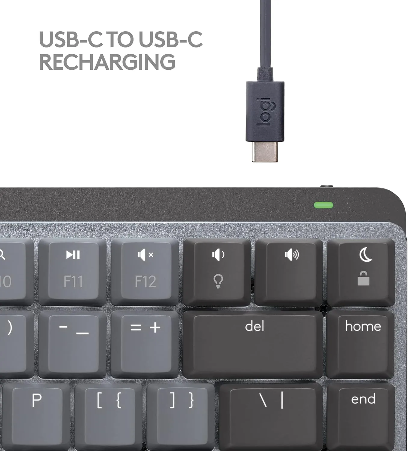 Logitech MX Mechanical Mini for Mac — Wireless Backlit Mechanical Keyboard