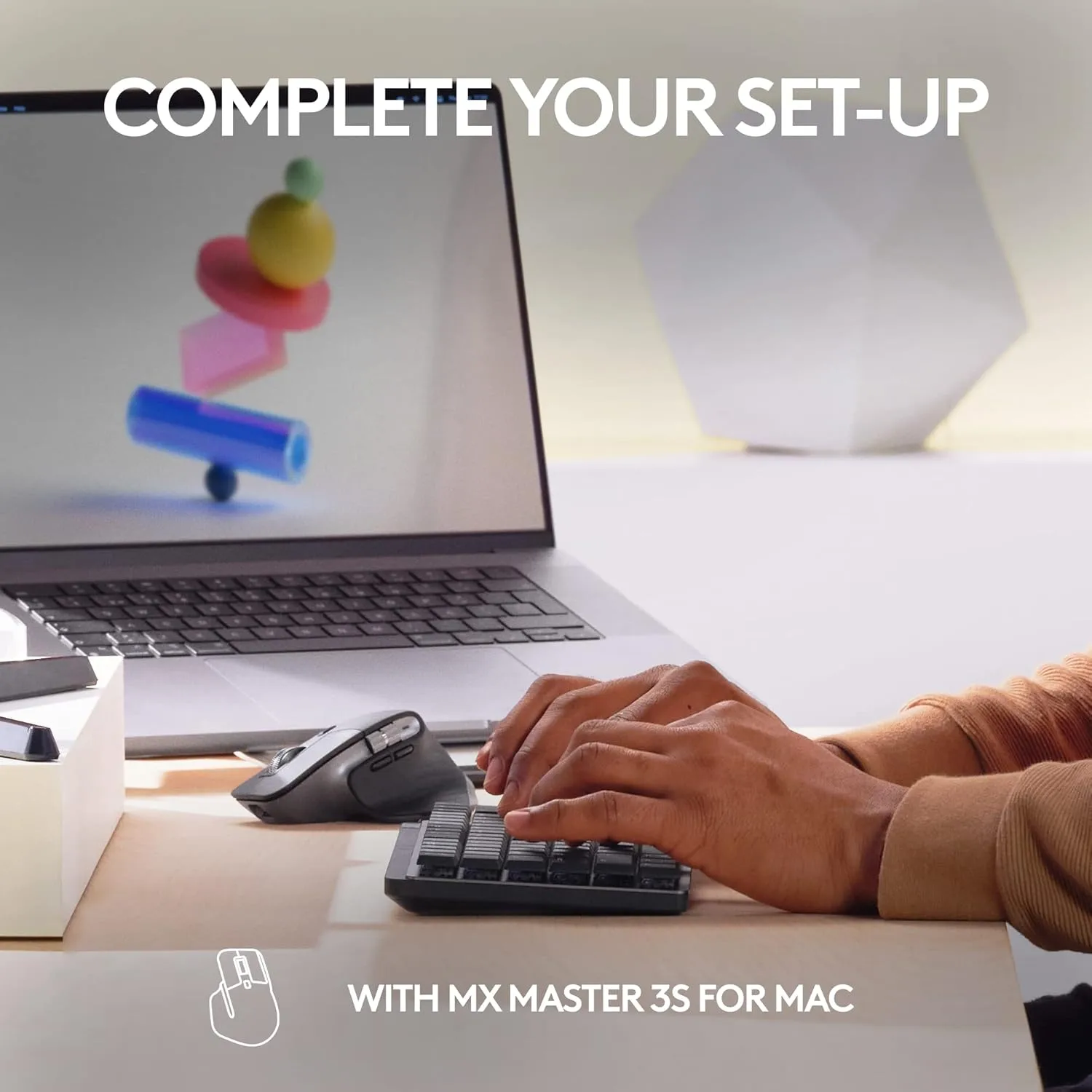 Logitech MX Mechanical Mini for Mac — Wireless Backlit Mechanical Keyboard