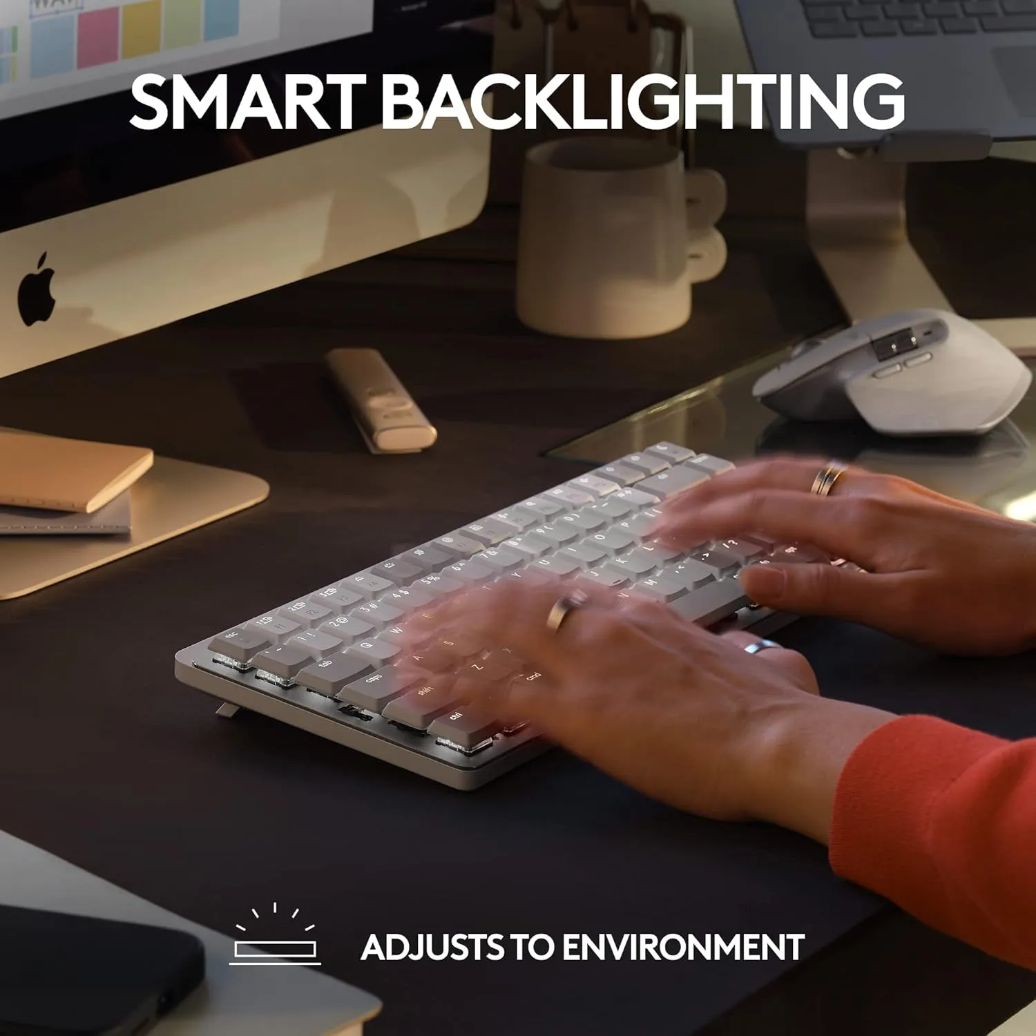 Logitech MX Mechanical Mini for Mac — Wireless Backlit Mechanical Keyboard