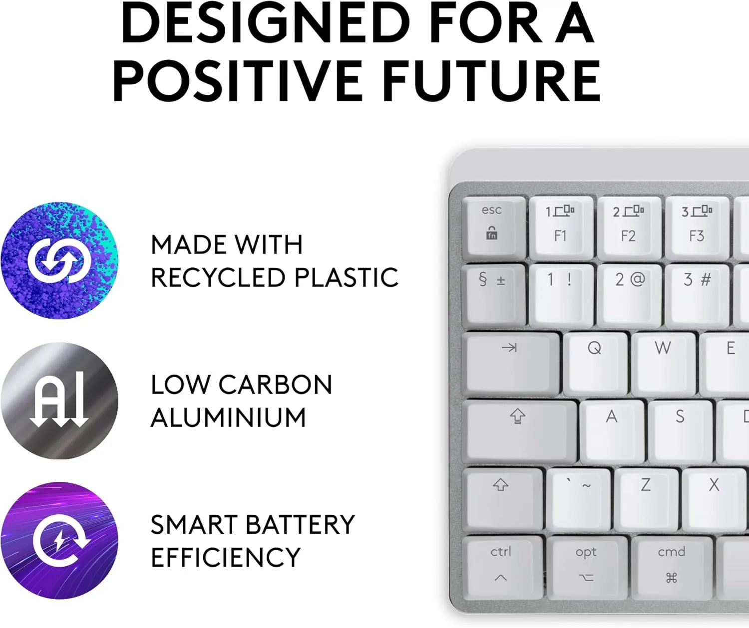 Logitech MX Mechanical Mini for Mac — Wireless Backlit Mechanical Keyboard