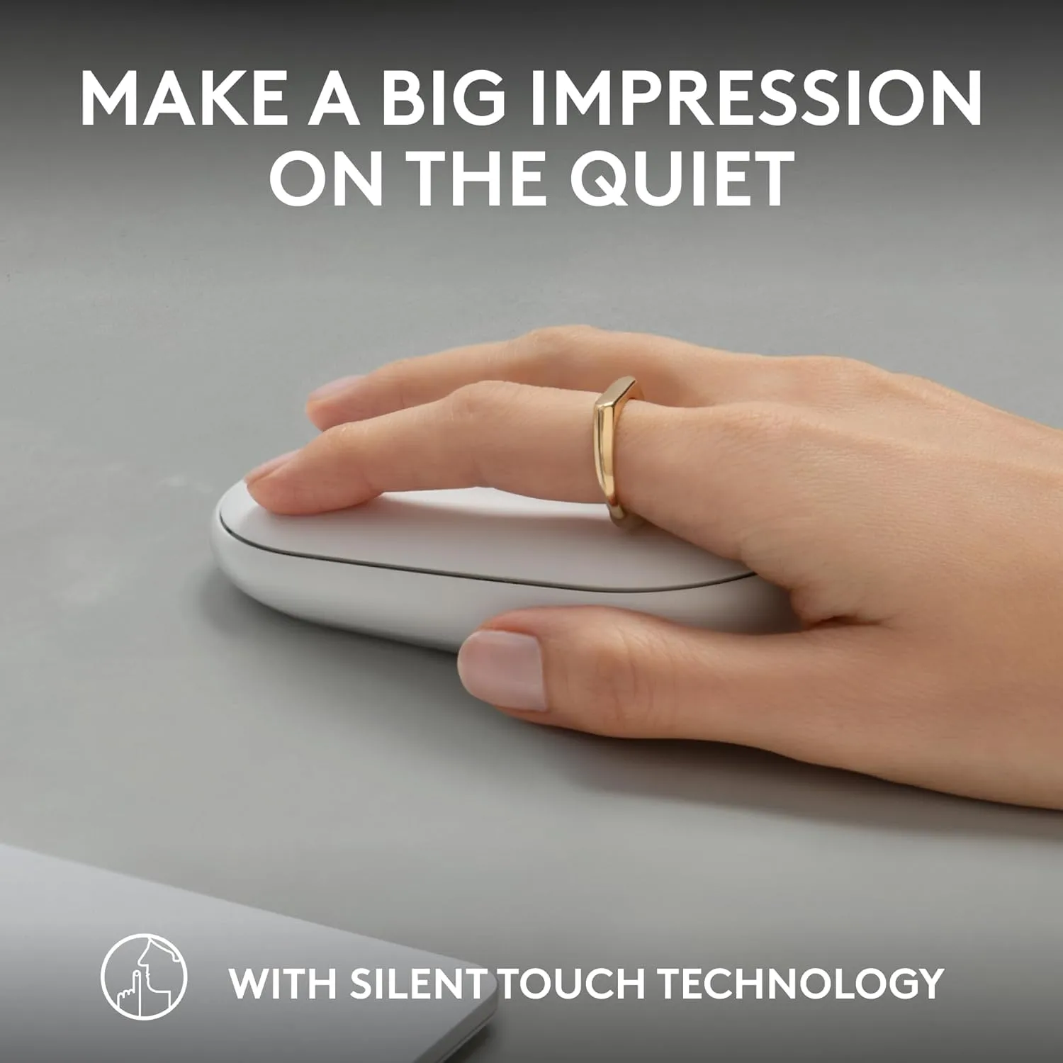 Logitech Pebble Mouse 2 M350s Slim Bluetooth Wireless Mouse