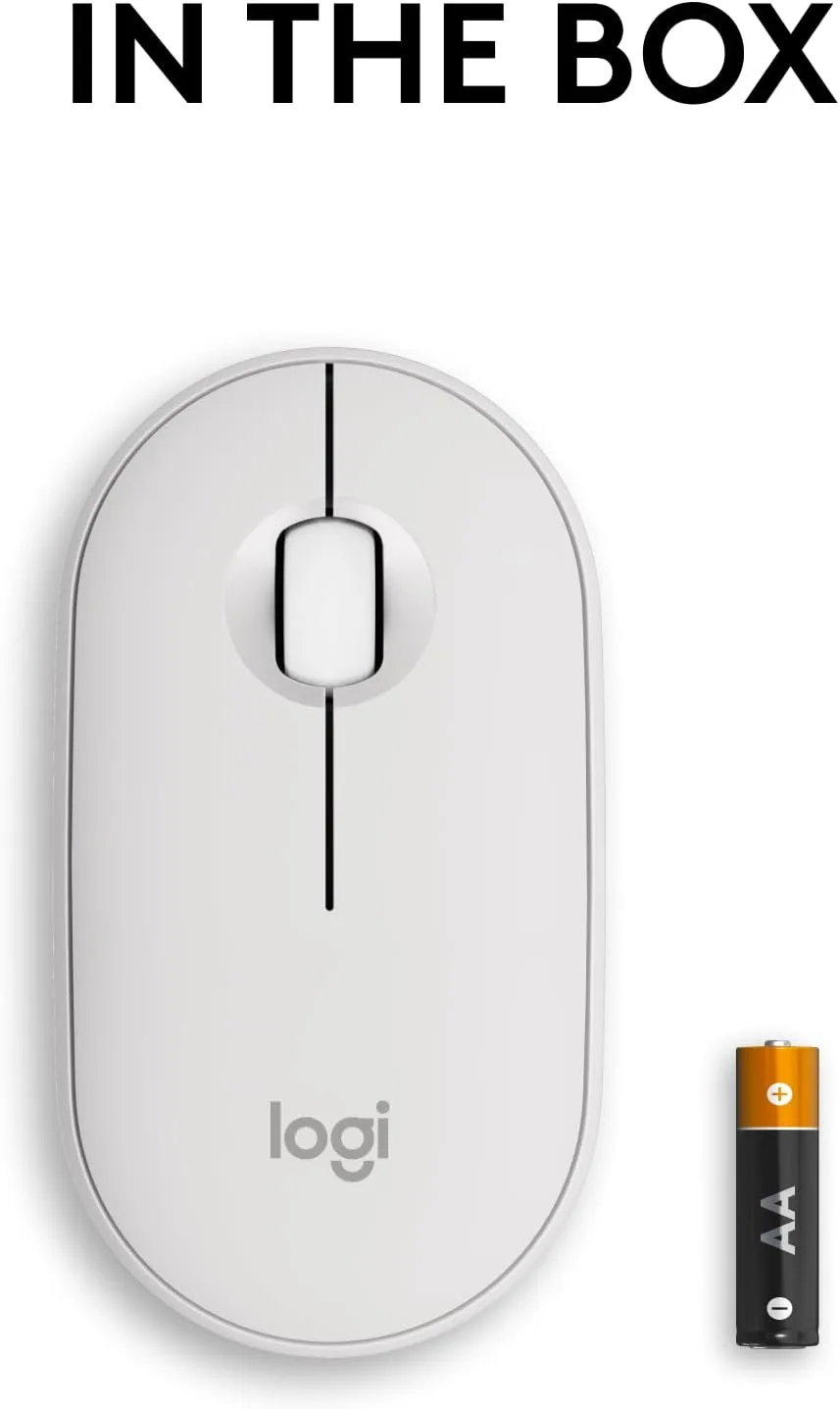 Logitech Pebble Mouse 2 M350s Slim Bluetooth Wireless Mouse