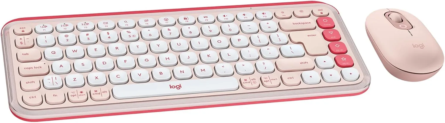 LOGITECH POP ICON Bluetooth Keyboard & Mouse