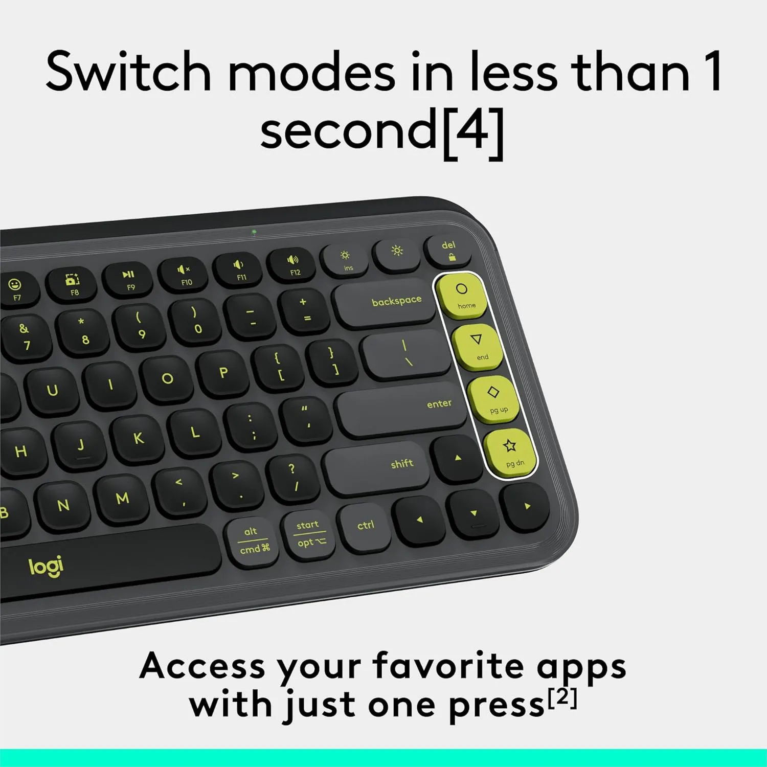 LOGITECH POP ICON Bluetooth Keyboard & Mouse