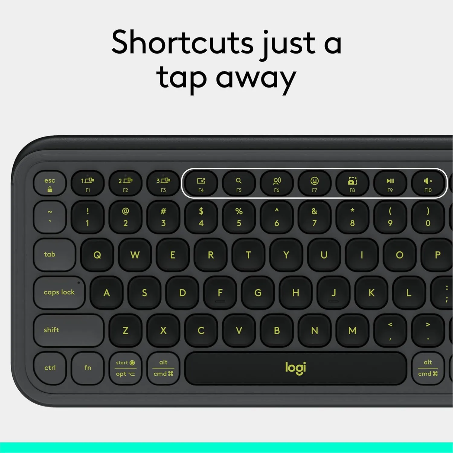 LOGITECH POP ICON Bluetooth Keyboard & Mouse