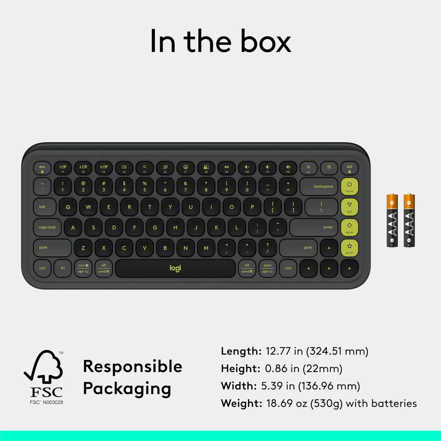 LOGITECH POP ICON Bluetooth Keyboard & Mouse
