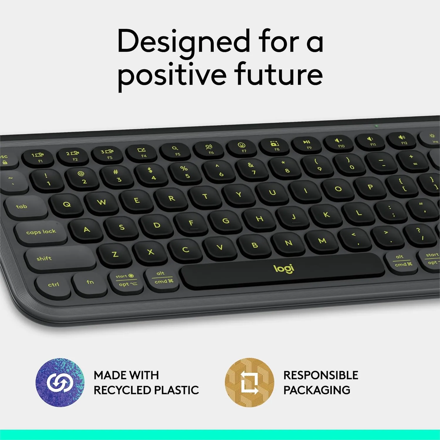 LOGITECH POP ICON Bluetooth Keyboard & Mouse