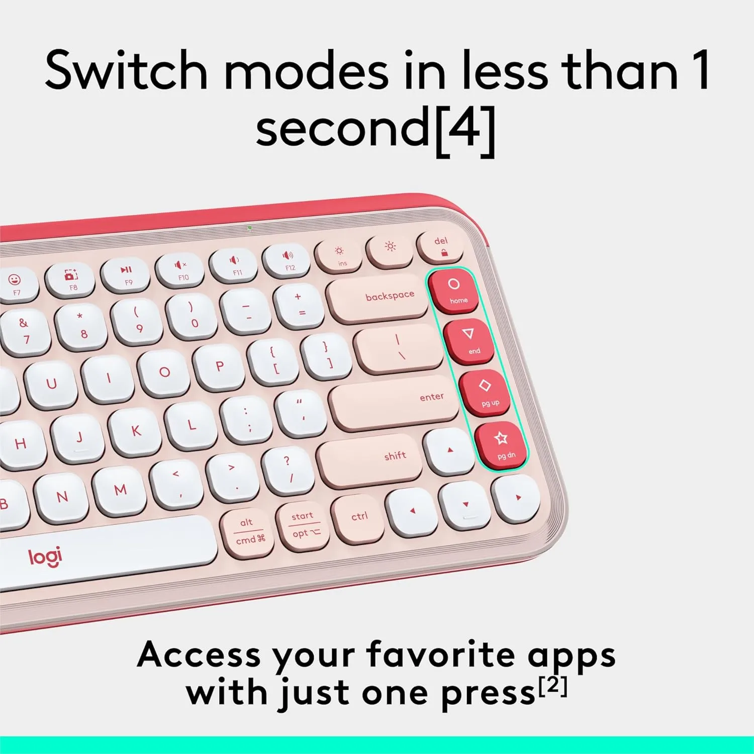 LOGITECH POP ICON Bluetooth Keyboard & Mouse