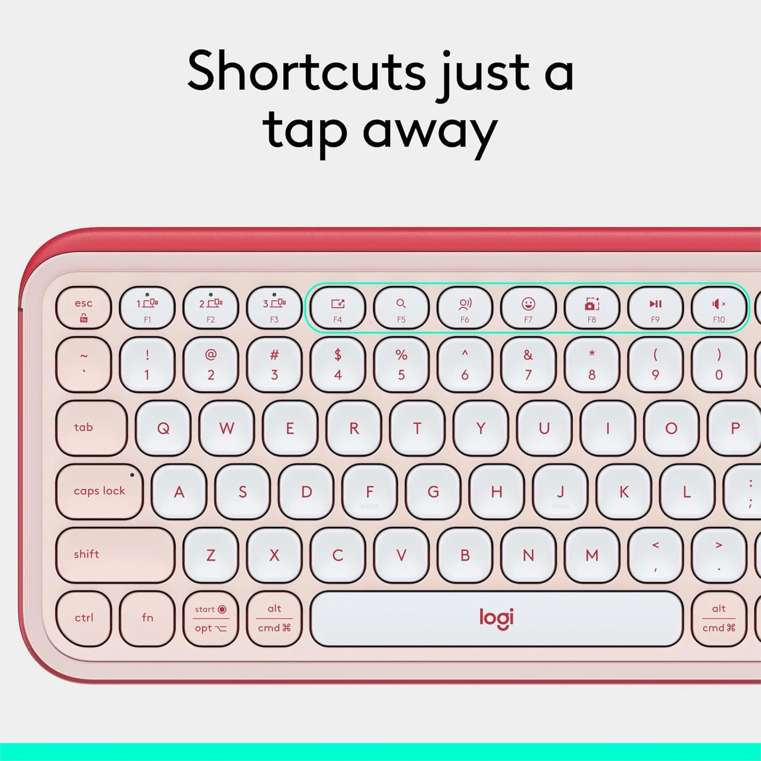 LOGITECH POP ICON Bluetooth Keyboard & Mouse