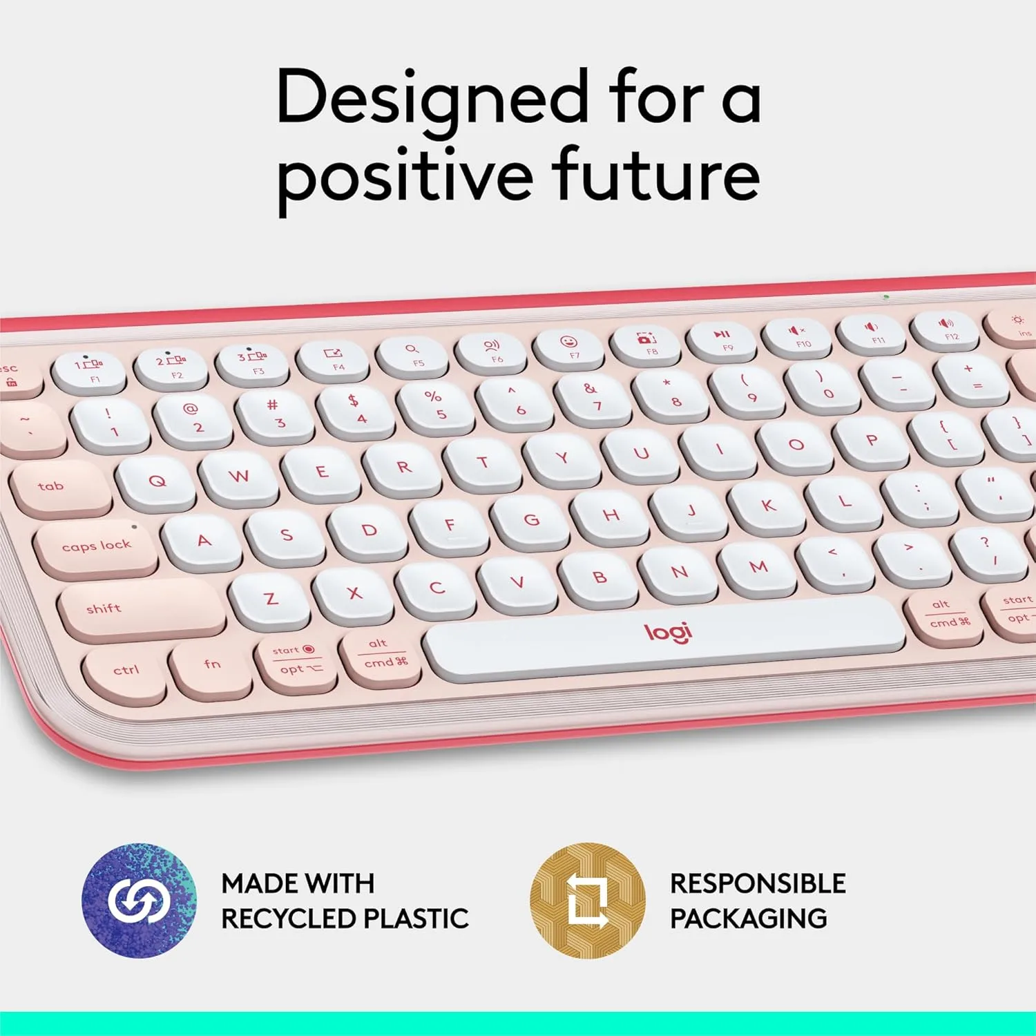 LOGITECH POP ICON Bluetooth Keyboard & Mouse