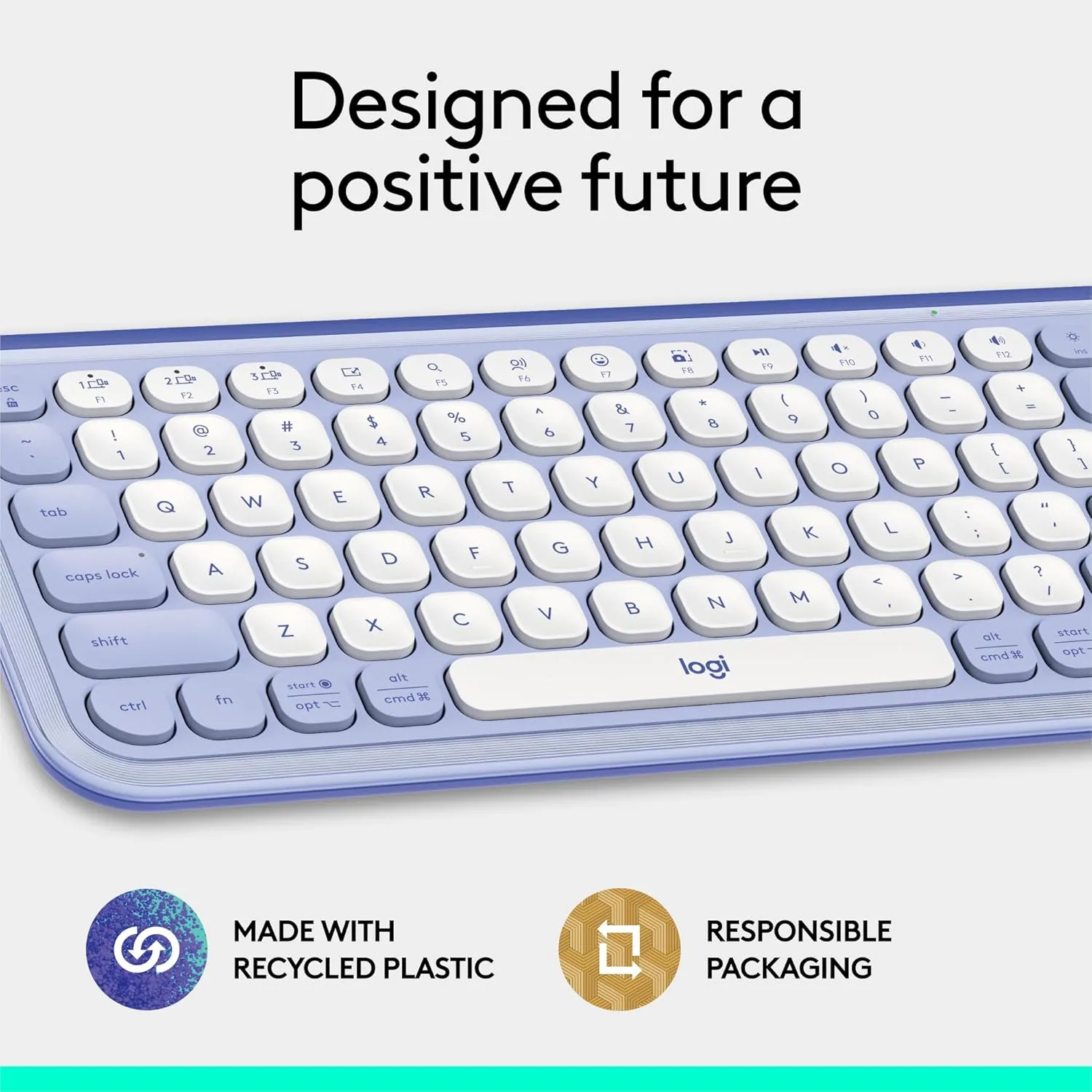 LOGITECH POP ICON Bluetooth Keyboard & Mouse