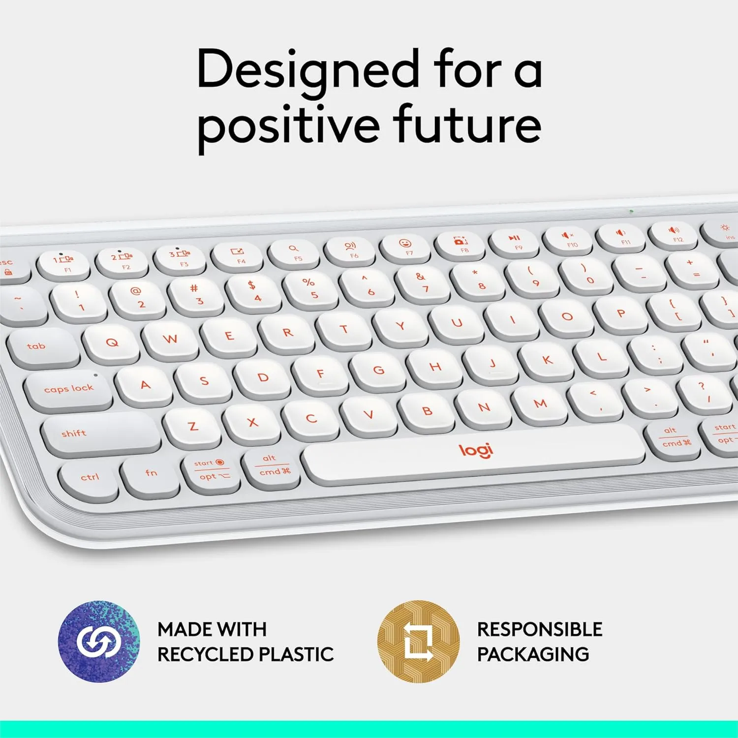 LOGITECH POP ICON Bluetooth Keyboard & Mouse