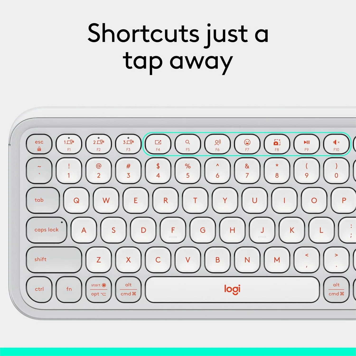 LOGITECH POP ICON Bluetooth Keyboard & Mouse