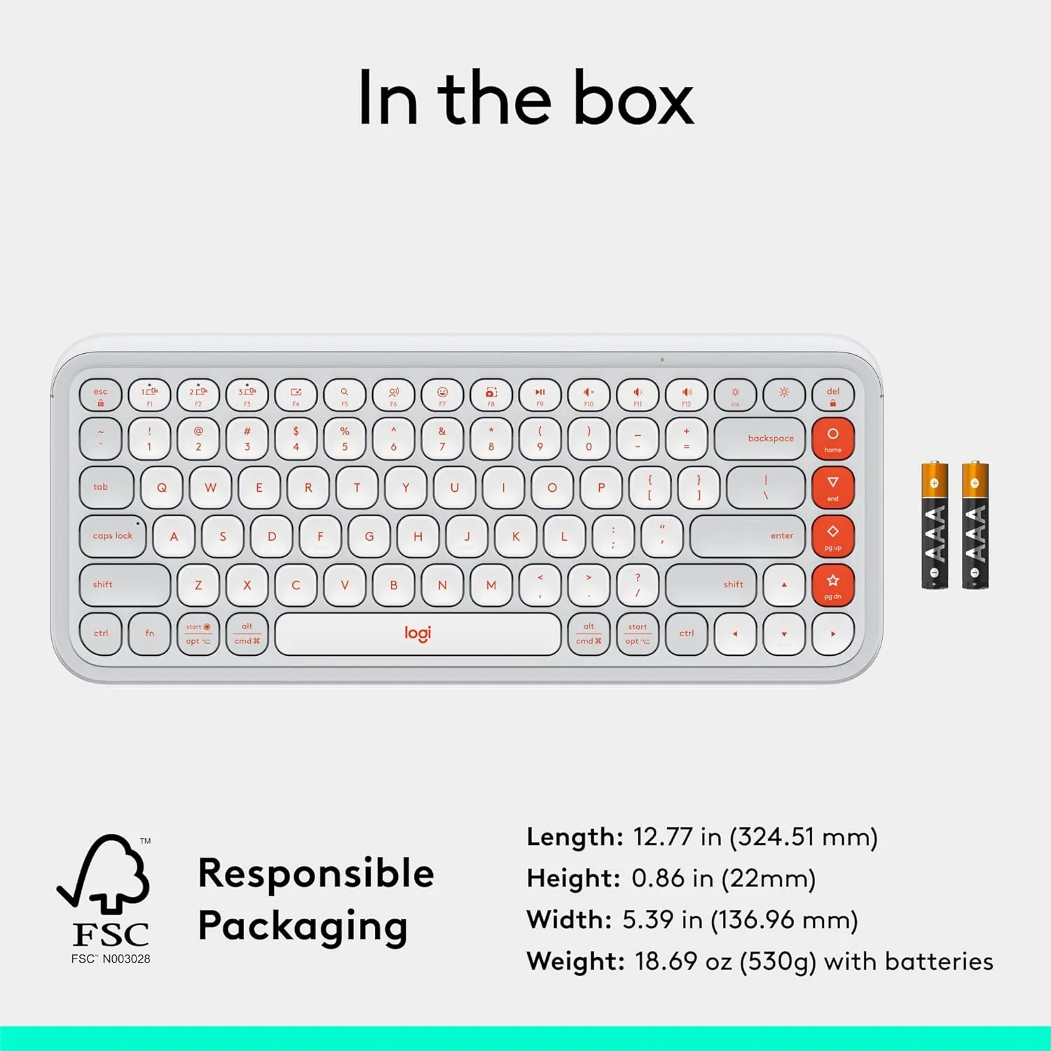 LOGITECH POP ICON Bluetooth Keyboard & Mouse