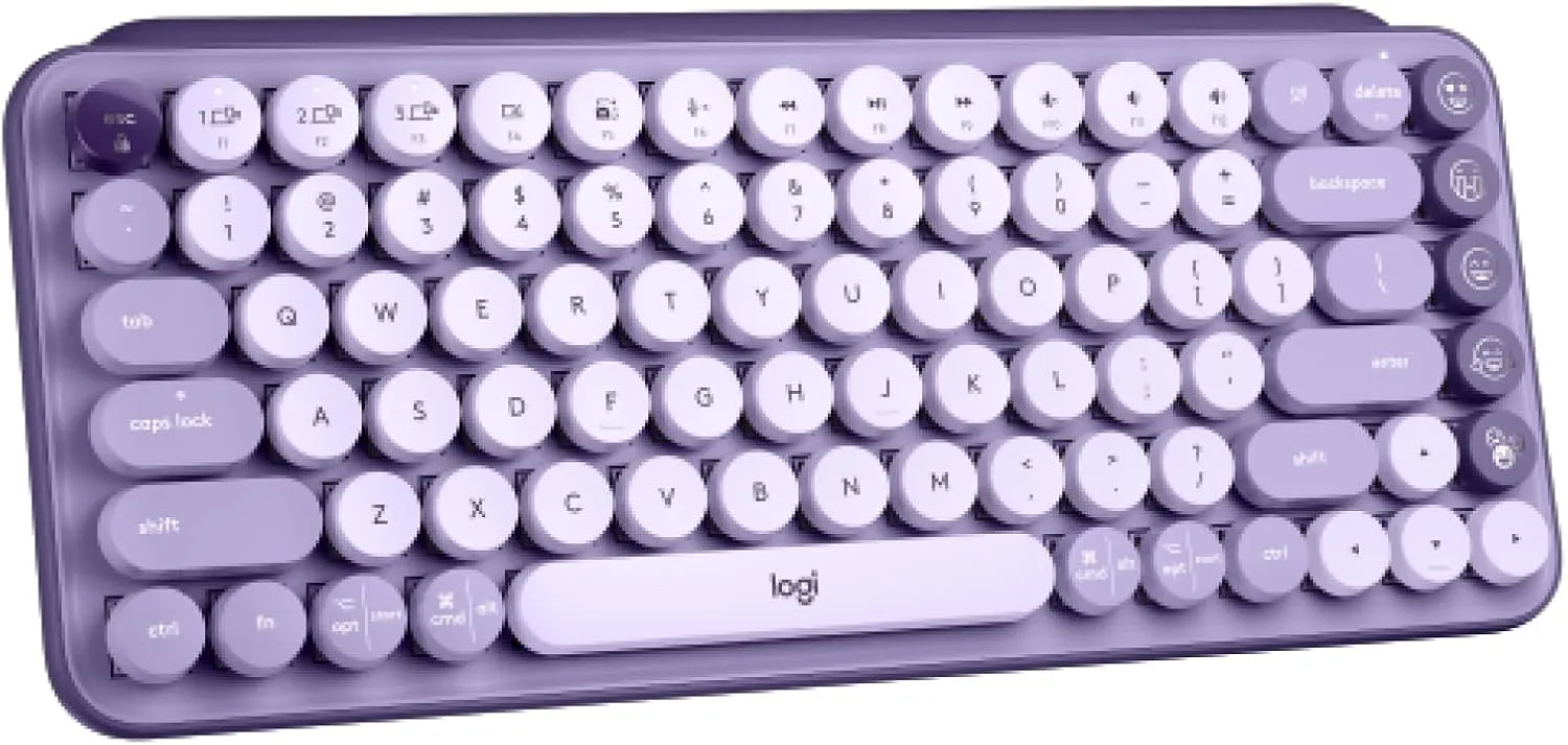 LOGITECH POP Keys Wireless Mechanical Keyboard with Customizable Emoji Keys