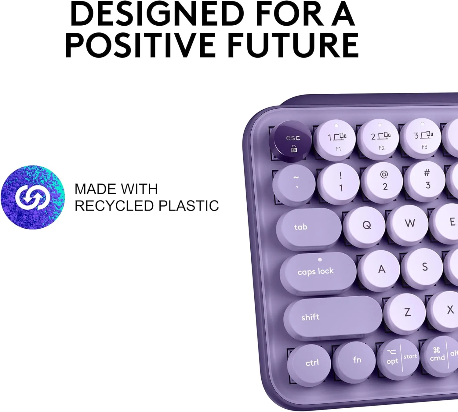 LOGITECH POP Keys Wireless Mechanical Keyboard with Customizable Emoji Keys