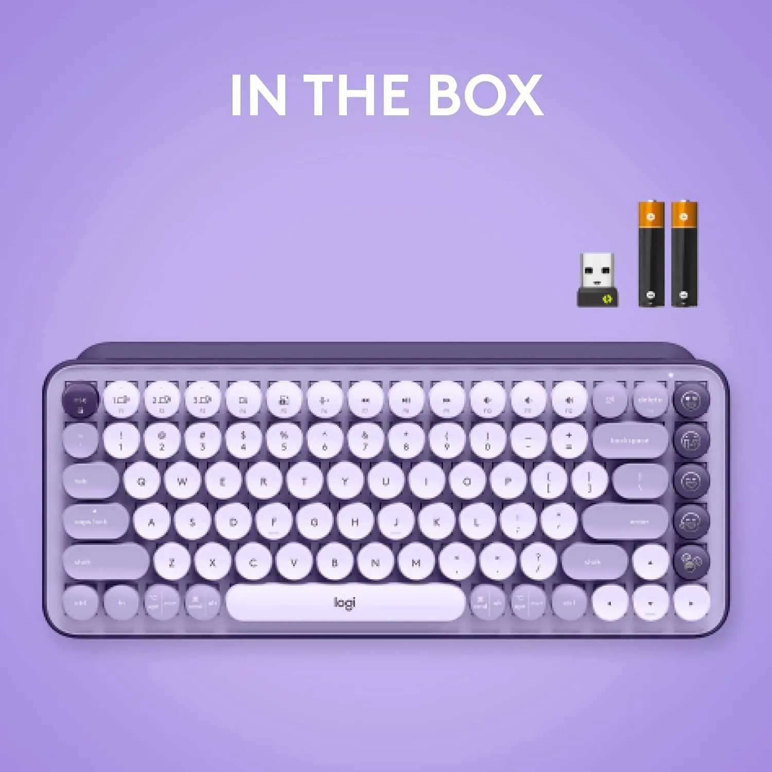 LOGITECH POP Keys Wireless Mechanical Keyboard with Customizable Emoji Keys