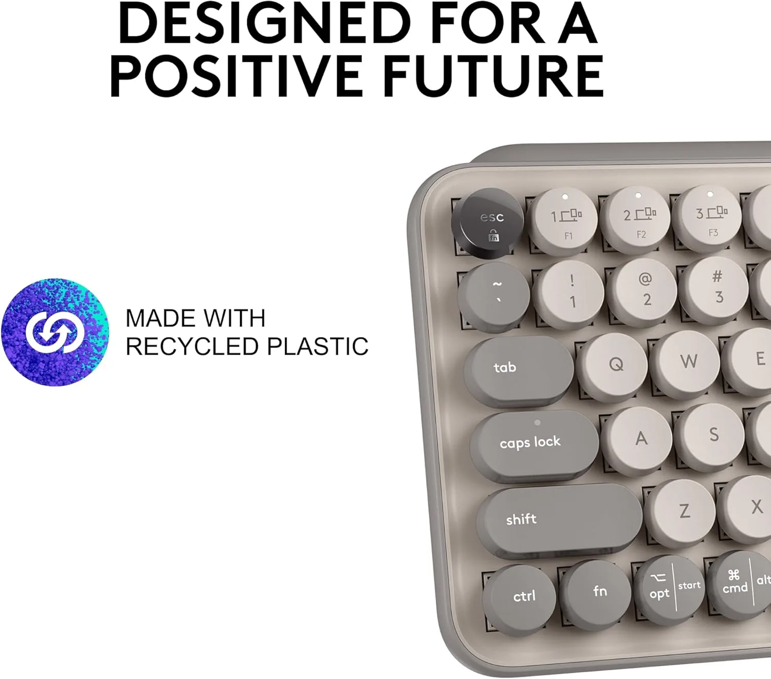 LOGITECH POP Keys Wireless Mechanical Keyboard with Customizable Emoji Keys