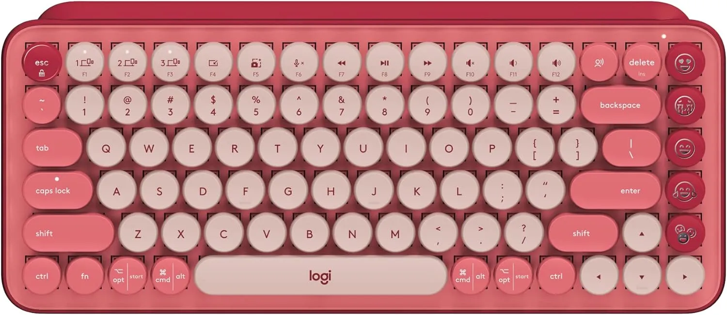 LOGITECH POP Keys Wireless Mechanical Keyboard with Customizable Emoji Keys