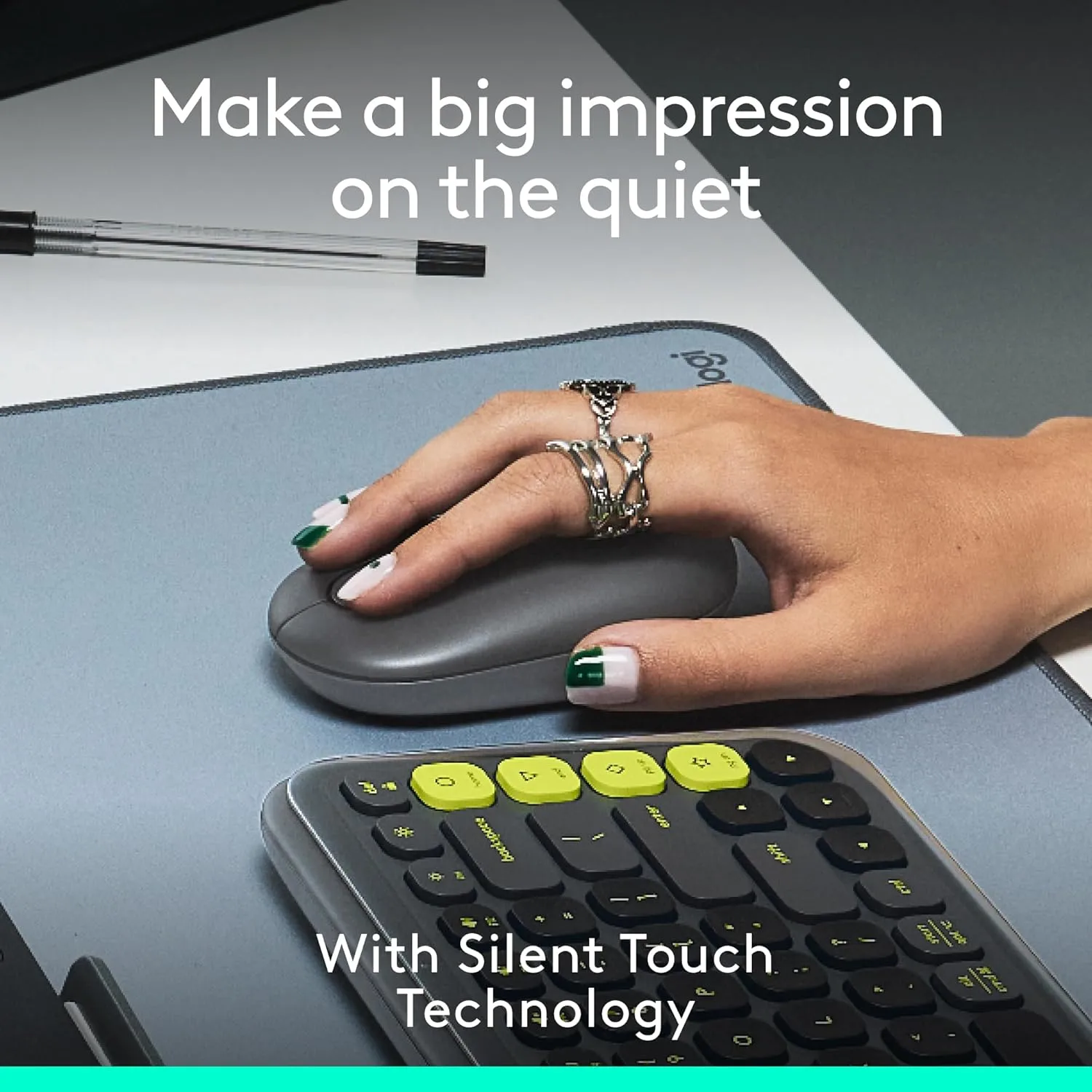 Logitech POP Mouse Wireless Bluetooth SilentTouch