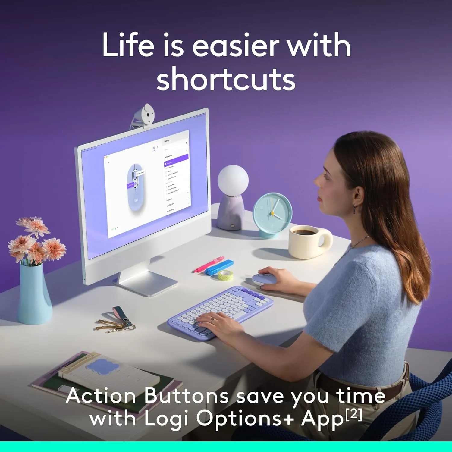 Logitech POP Mouse Wireless Bluetooth SilentTouch
