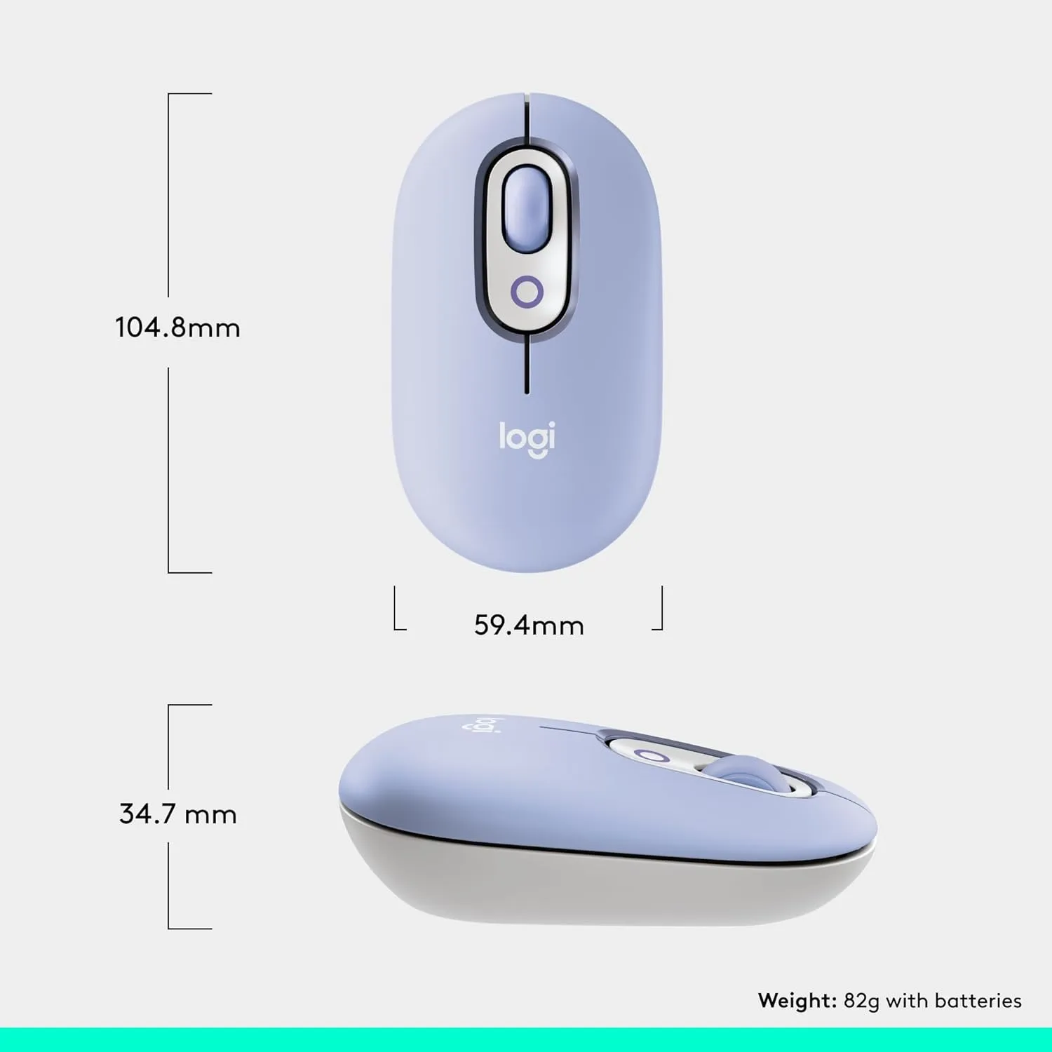 Logitech POP Mouse Wireless Bluetooth SilentTouch