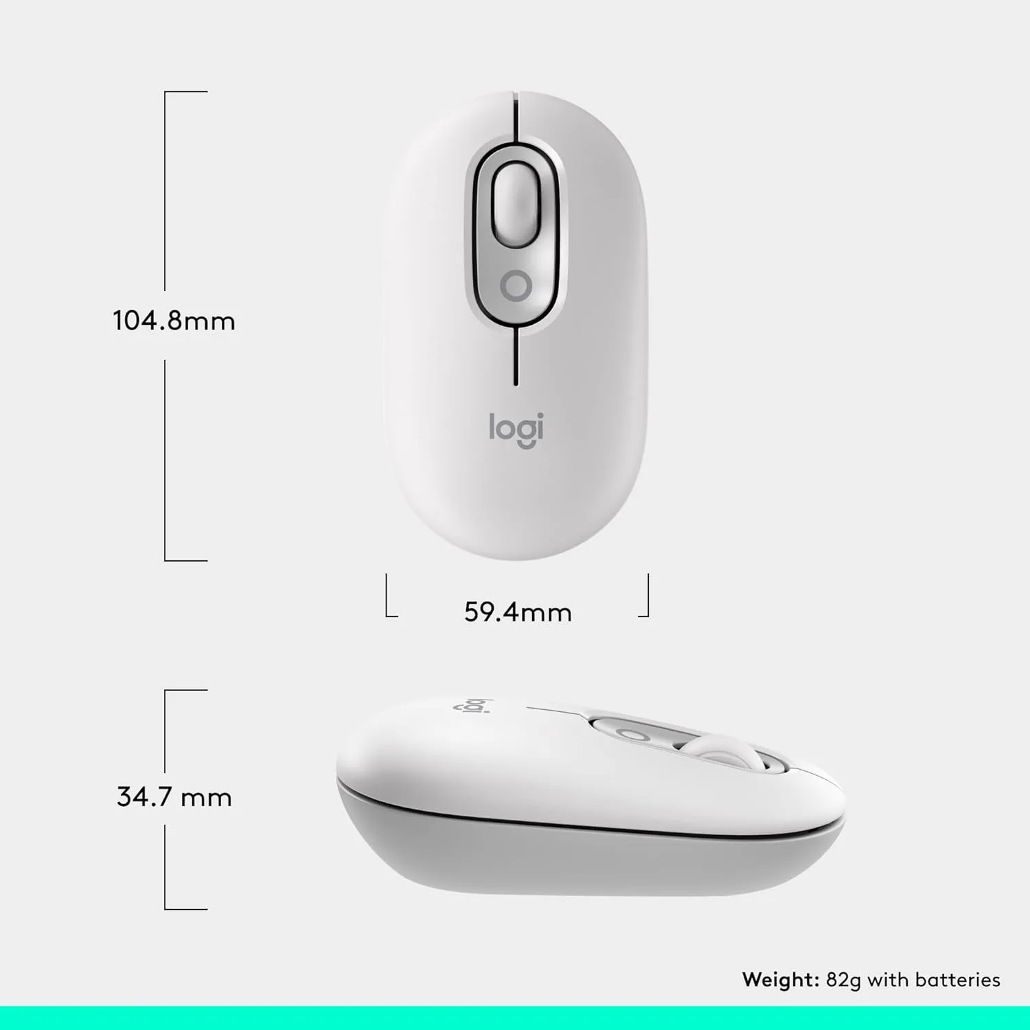 Logitech POP Mouse Wireless Bluetooth SilentTouch
