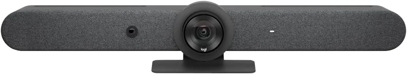 Logitech Rally Bar All-in-One Video Bar for Medium and Large Rooms, Graphite